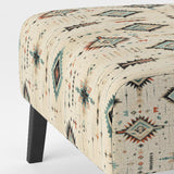 Tribal Nomad Boho Pattern- Upholstered Accent Chair