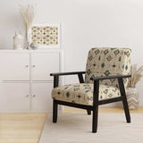 Tribal Nomad Boho Pattern- Upholstered Accent Chair