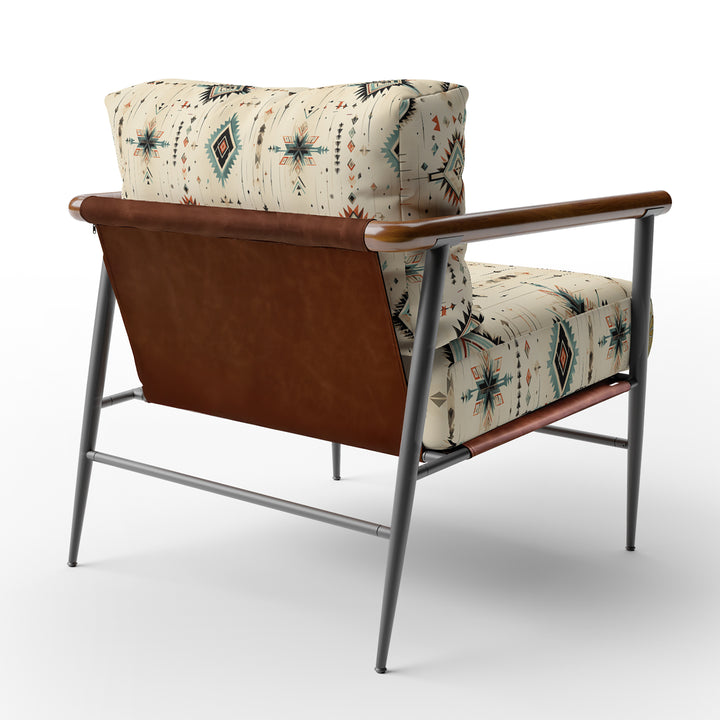 Tribal Nomad Boho Pattern - Bohemian Accent Chair