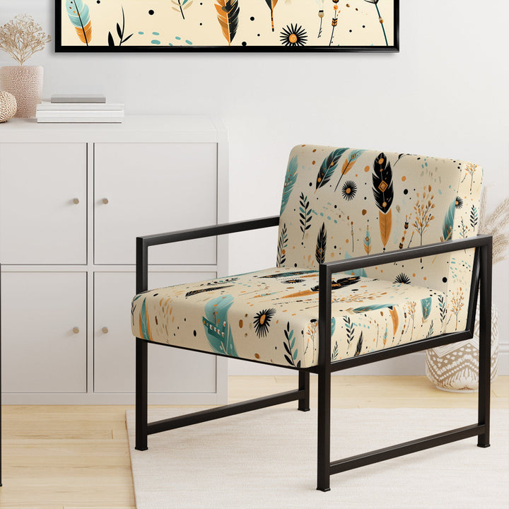 Tribal Oasis Boho Pattern - Bohemian Arm Chair