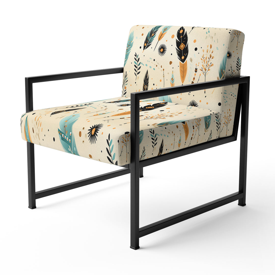 Tribal Oasis Boho Pattern - Bohemian Arm Chair