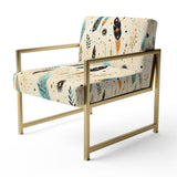 Tribal Oasis Boho Pattern - Bohemian Arm Chair