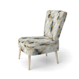 Urban Geometric Pattern - Modern Accent Slipper Chair