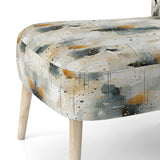 Urban Geometric Pattern - Modern Accent Slipper Chair