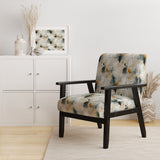 Urban Geometric Pattern - Modern Accent Slipper Chair