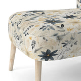 Grey And Beige Urban Ferns Soft Color - Cottage Arm Chair