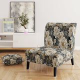 Flower Elegance Neutral Grey - Cottage Arm Chair
