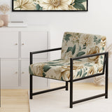 Antique Beige Vintage - Cottage Accent Slipper Chair