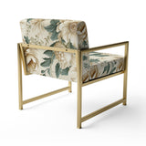 Antique Beige Vintage - Cottage Accent Slipper Chair
