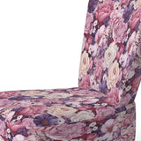 Springtime Purple Blossoms Botanical Pattern - Cottage Arm Chair