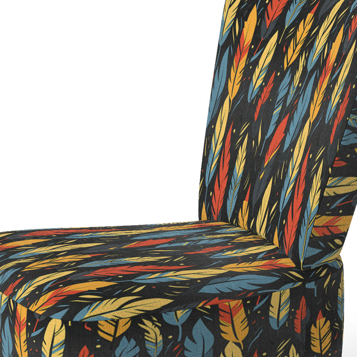 Feather Tribal Fusion - Modern Accent Slipper Chair