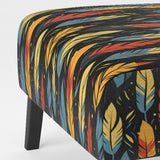 Feather Tribal Fusion - Modern Accent Slipper Chair