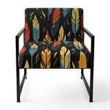 Feather Tribal Fusion - Modern Accent Slipper Chair