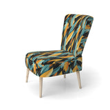 Tribal Camo Fusion - Upholstered Modern Accent Chairs