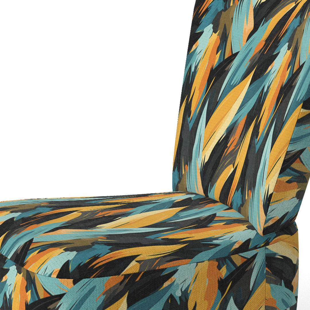 Tribal Camo Fusion - Upholstered Modern Accent Chairs