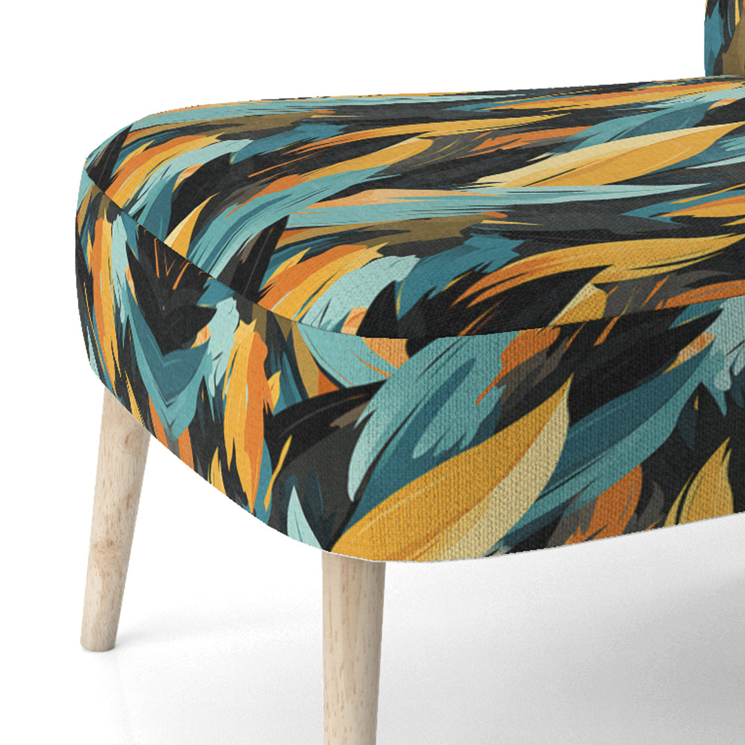 Tribal Camo Fusion - Upholstered Modern Accent Chairs