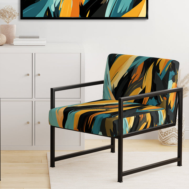 Tribal Camo Fusion - Upholstered Modern Accent Chairs