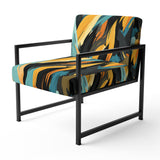 Tribal Camo Fusion - Upholstered Modern Accent Chairs