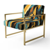 Tribal Camo Fusion - Upholstered Modern Accent Chairs