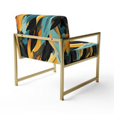 Tribal Camo Fusion - Upholstered Modern Accent Chairs