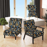 Feather Tribal Fusion- Upholstered Accent Chair