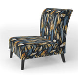 Feather Tribal Fusion- Upholstered Accent Chair