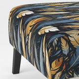 Feather Tribal Fusion- Upholstered Accent Chair