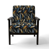 Feather Tribal Fusion- Upholstered Accent Chair