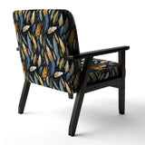 Feather Tribal Fusion- Upholstered Accent Chair