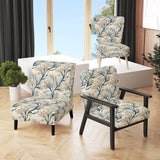 Grey Minimalist Tree Landscape - Cottage Arm Chair