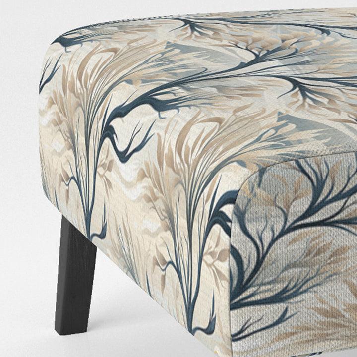 Grey Minimalist Tree Landscape - Cottage Arm Chair