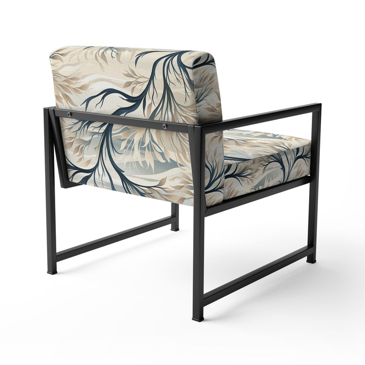 Grey Minimalist Tree Landscape - Cottage Arm Chair