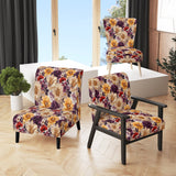 Purple And Yellow Flower Garden Sunshine - Bohemian Accent Slipper Chair