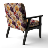 Purple And Yellow Flower Garden Sunshine - Bohemian Accent Slipper Chair
