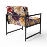 Purple And Yellow Flower Garden Sunshine - Bohemian Accent Slipper Chair