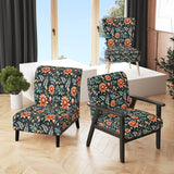 Tribal Green Damask Accents - Bohemian Arm Chair