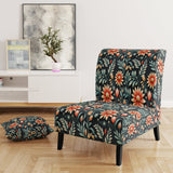 Tribal Green Damask Accents - Bohemian Arm Chair