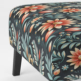 Tribal Green Damask Accents - Bohemian Arm Chair