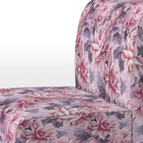 Harmony Pink Peonies Pattern - Upholstered Cottage Accent Chairs