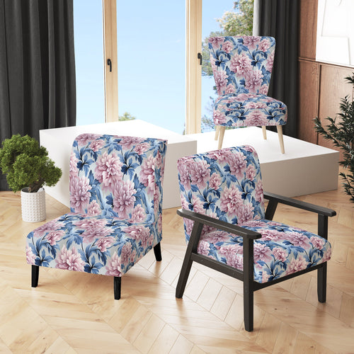 Purple And Pink Royal Damask Treasures - Bohemian Arm Chair
