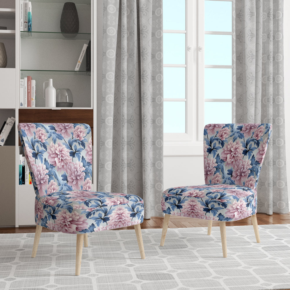 Purple And Pink Royal Damask Treasures - Bohemian Arm Chair
