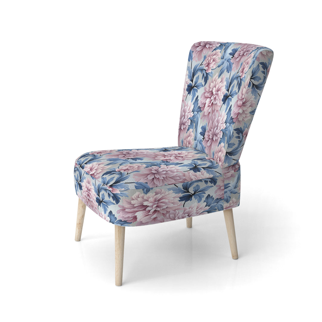 Purple And Pink Royal Damask Treasures - Bohemian Arm Chair