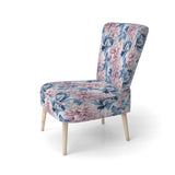 Purple And Pink Royal Damask Treasures - Bohemian Arm Chair
