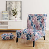 Purple And Pink Royal Damask Treasures - Bohemian Arm Chair
