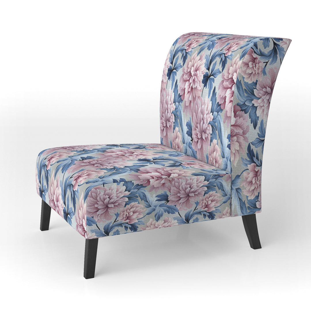 Purple And Pink Royal Damask Treasures - Bohemian Arm Chair