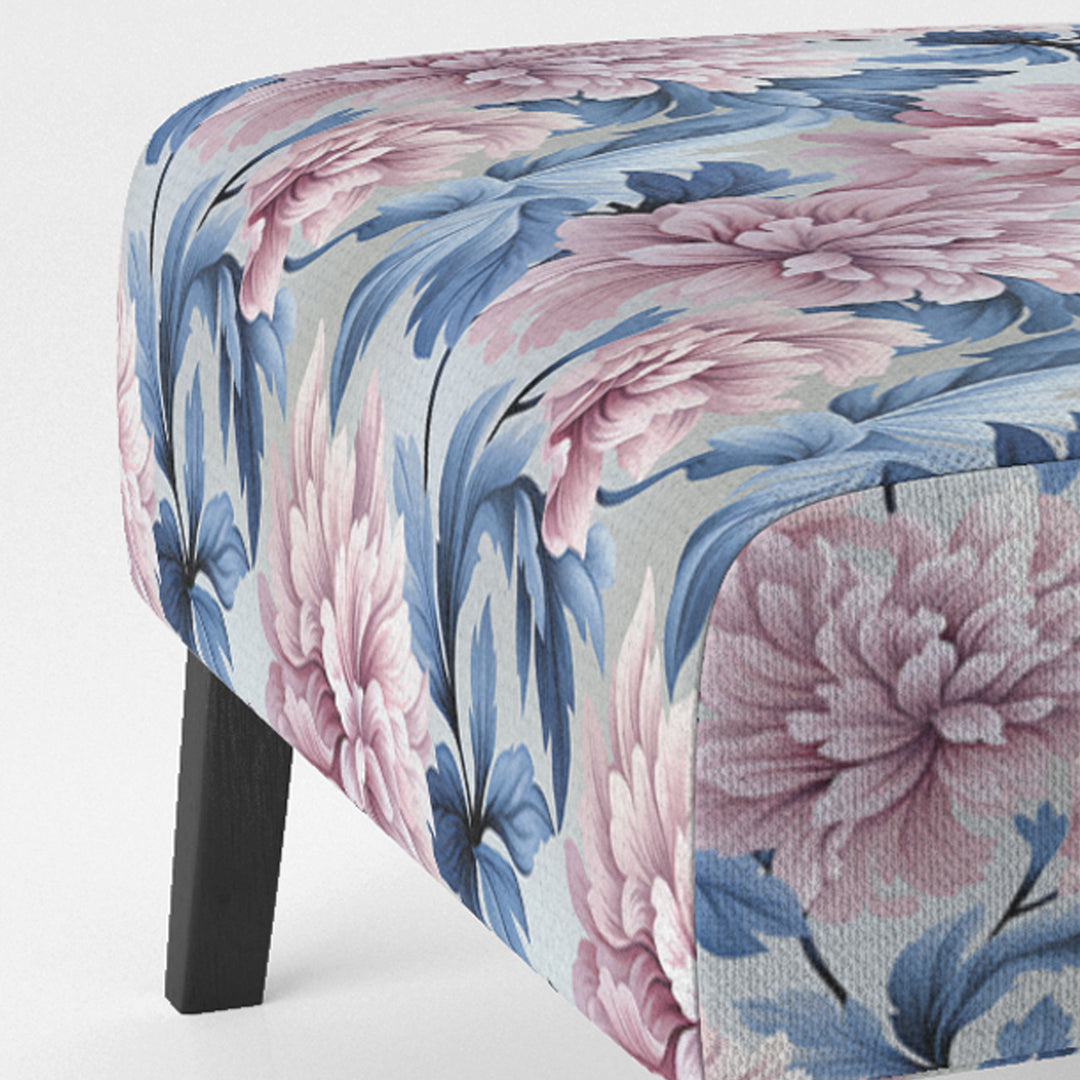 Purple And Pink Royal Damask Treasures - Bohemian Arm Chair