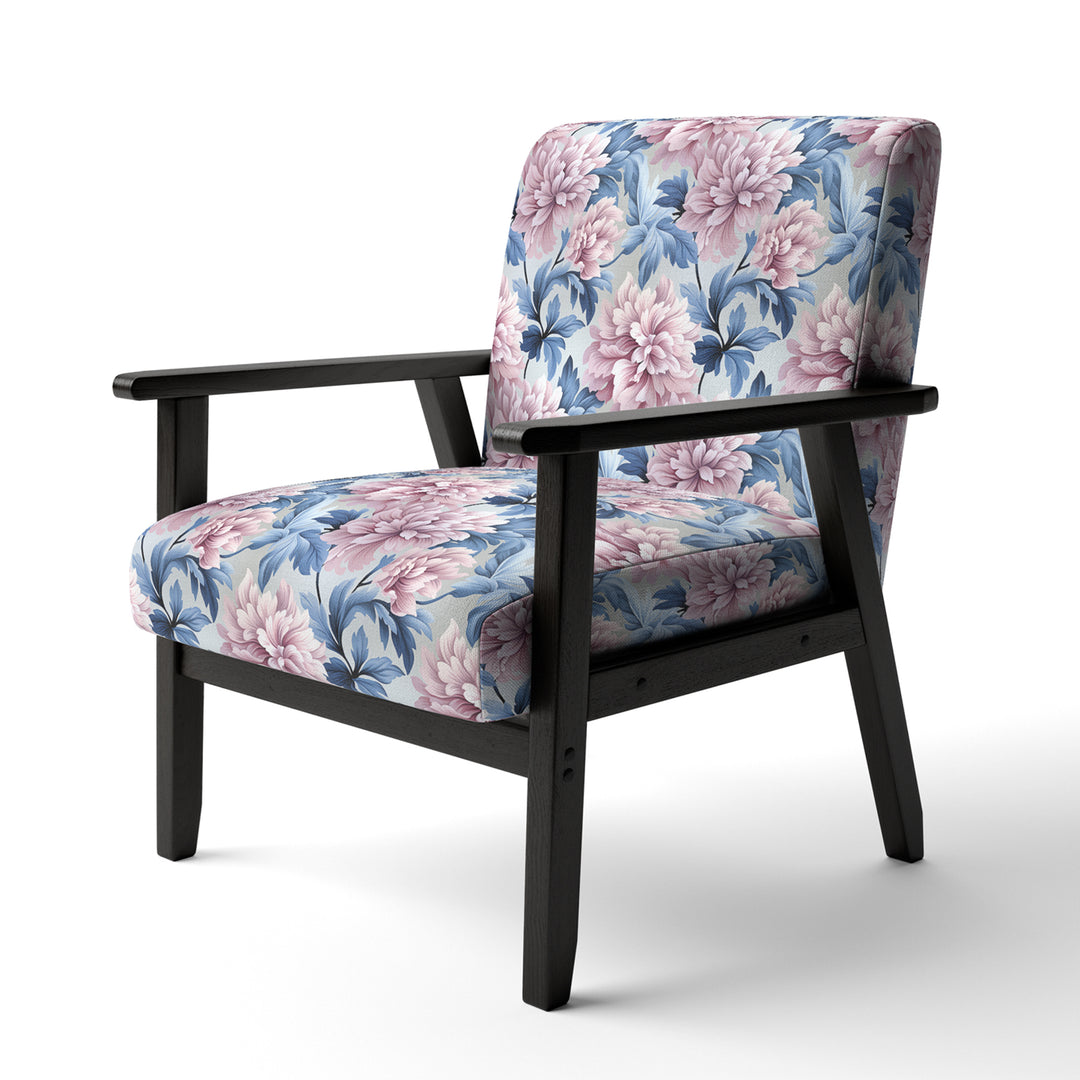 Purple And Pink Royal Damask Treasures - Bohemian Arm Chair