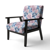 Purple And Pink Royal Damask Treasures - Bohemian Arm Chair