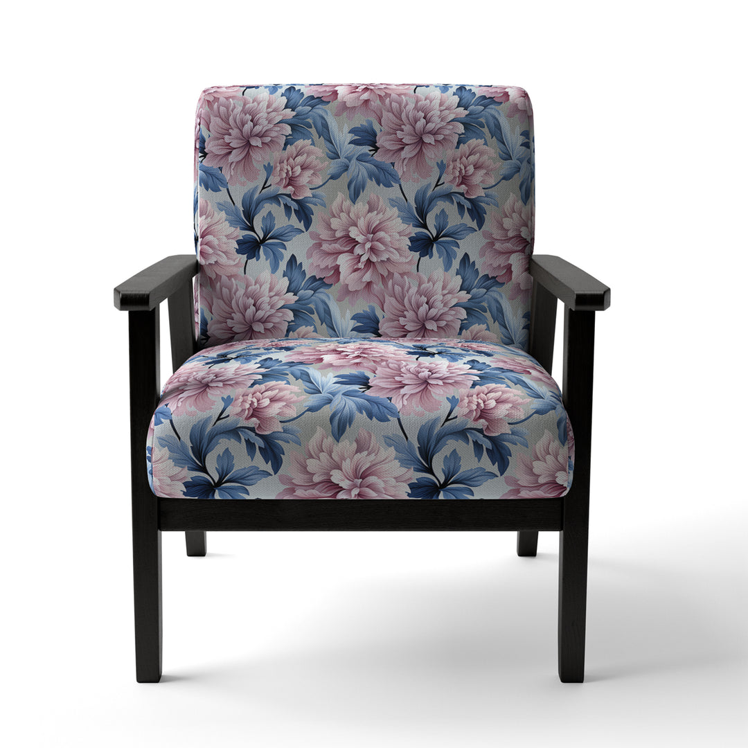Purple And Pink Royal Damask Treasures - Bohemian Arm Chair