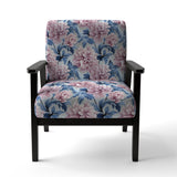 Purple And Pink Royal Damask Treasures - Bohemian Arm Chair